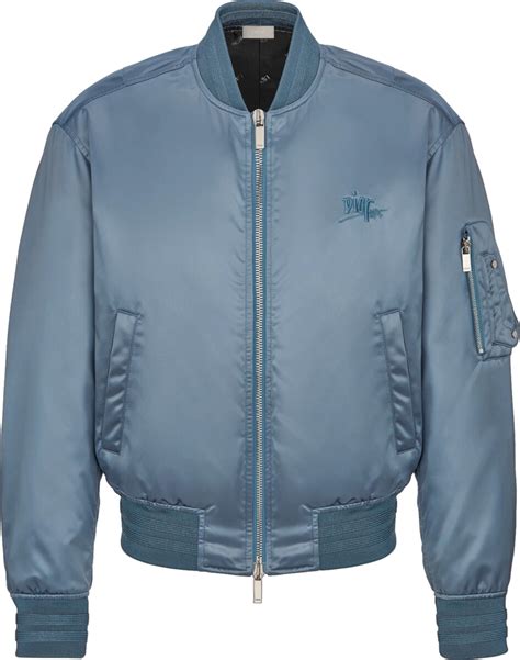 dior bomber jacket blue|Dior bomber jacket women's.